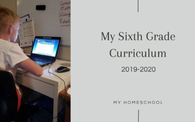 Our 2019-2020 6th Grade Curriculum