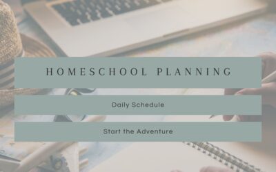 Homeschool Planning: Daily Schedule