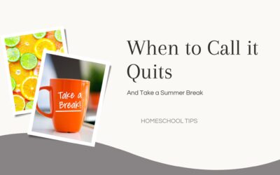 When to Call it Quits and Take a Summer Break