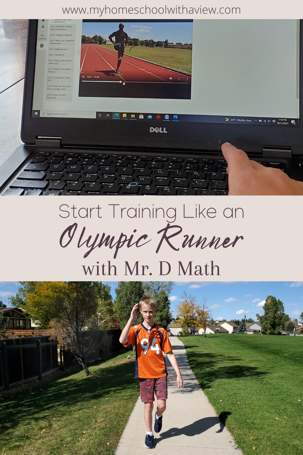 Mr. D Math Training Like an Olympic Runner Live Online Classes