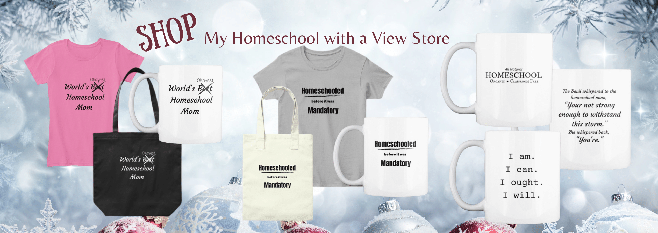 Shop the My Homeschool with a View Store