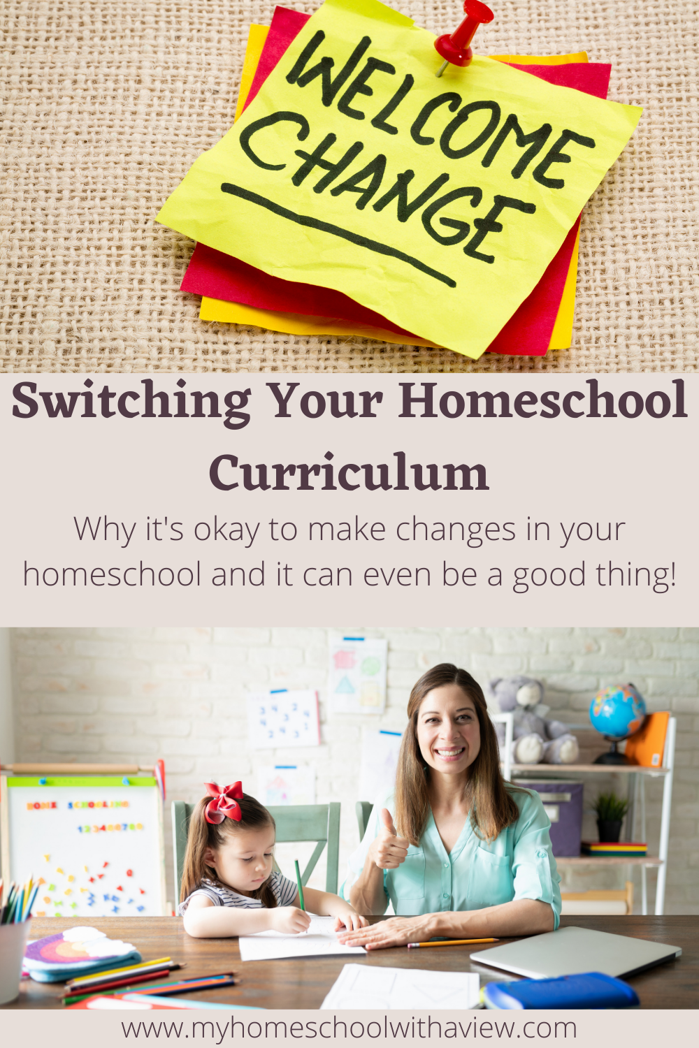 Switching Your Homeschool Curriculum Pinterest Image