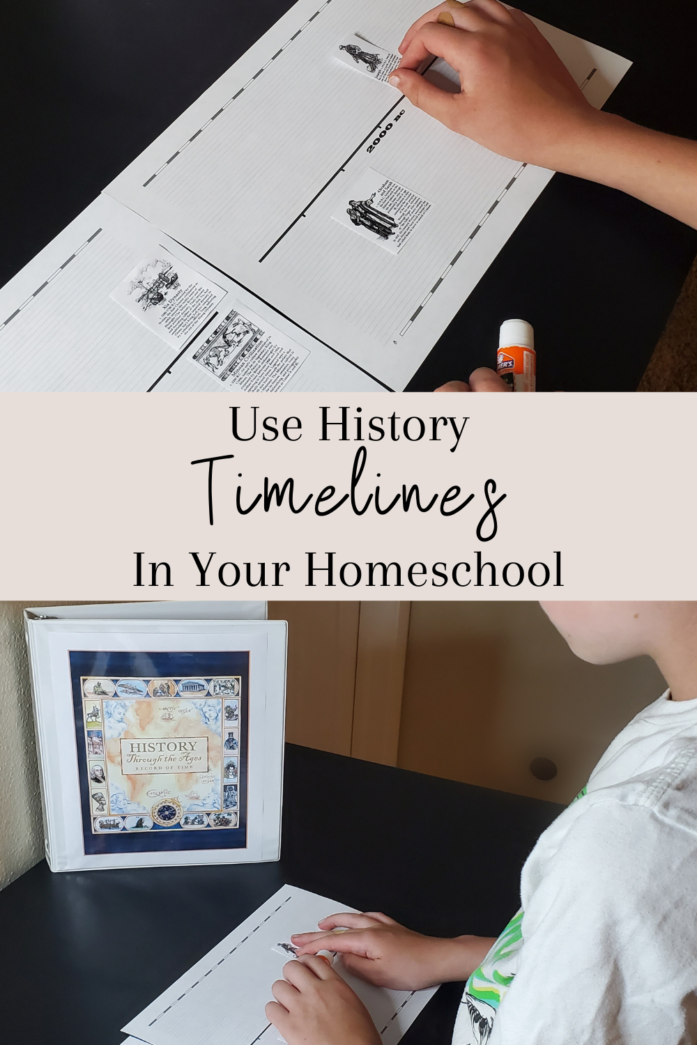 Use History Timelines in Your Homeschool Pinnable Image