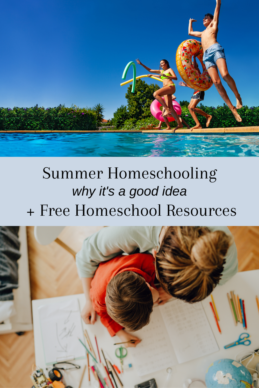Summer Homeschooling | Free Homeschool Products