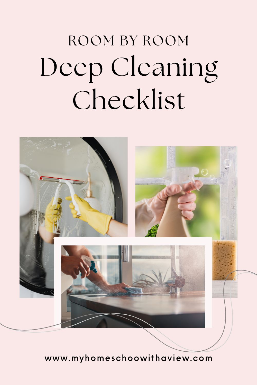 deep cleaning checklist by room