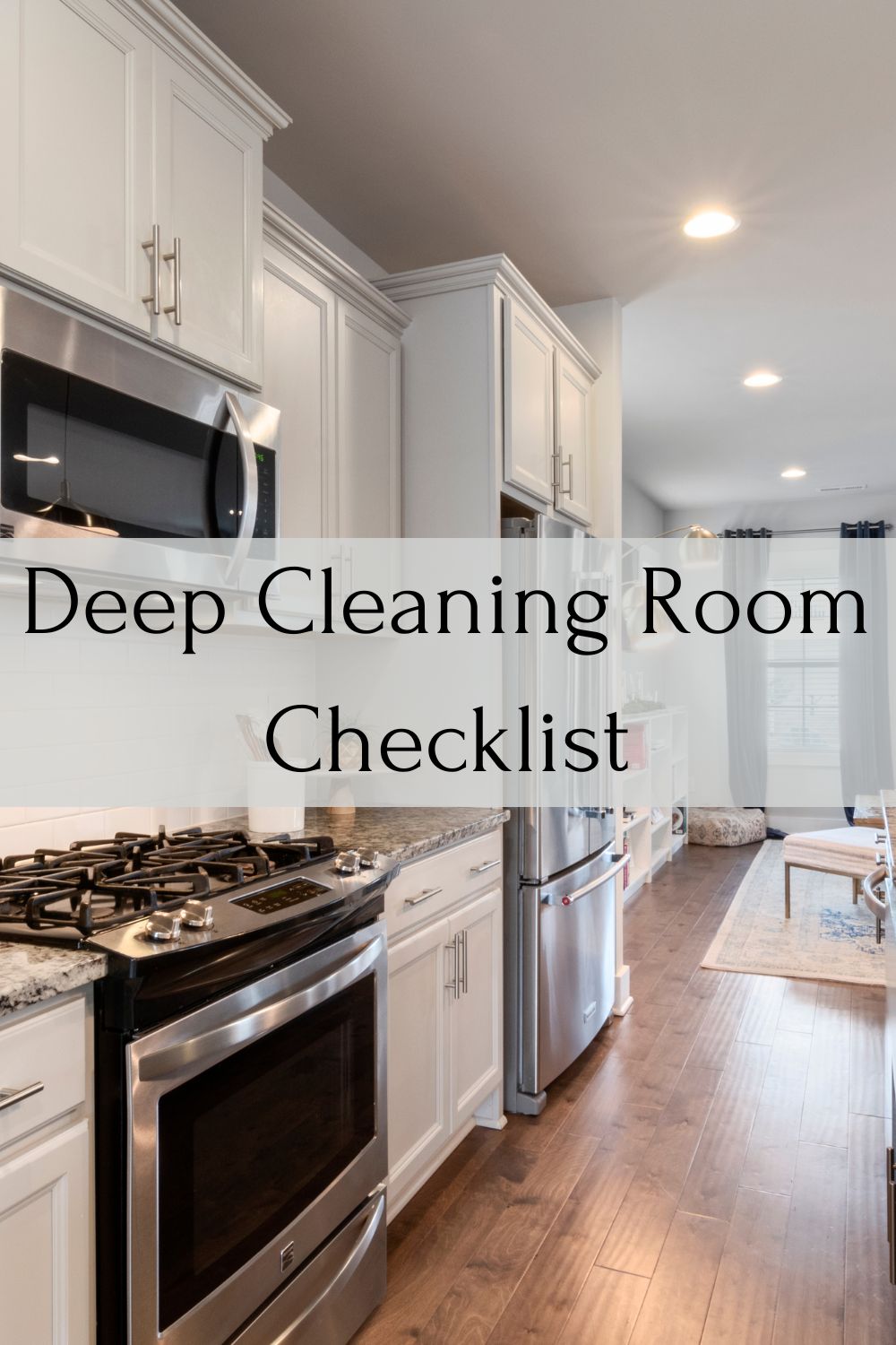 deep room cleaning checklist